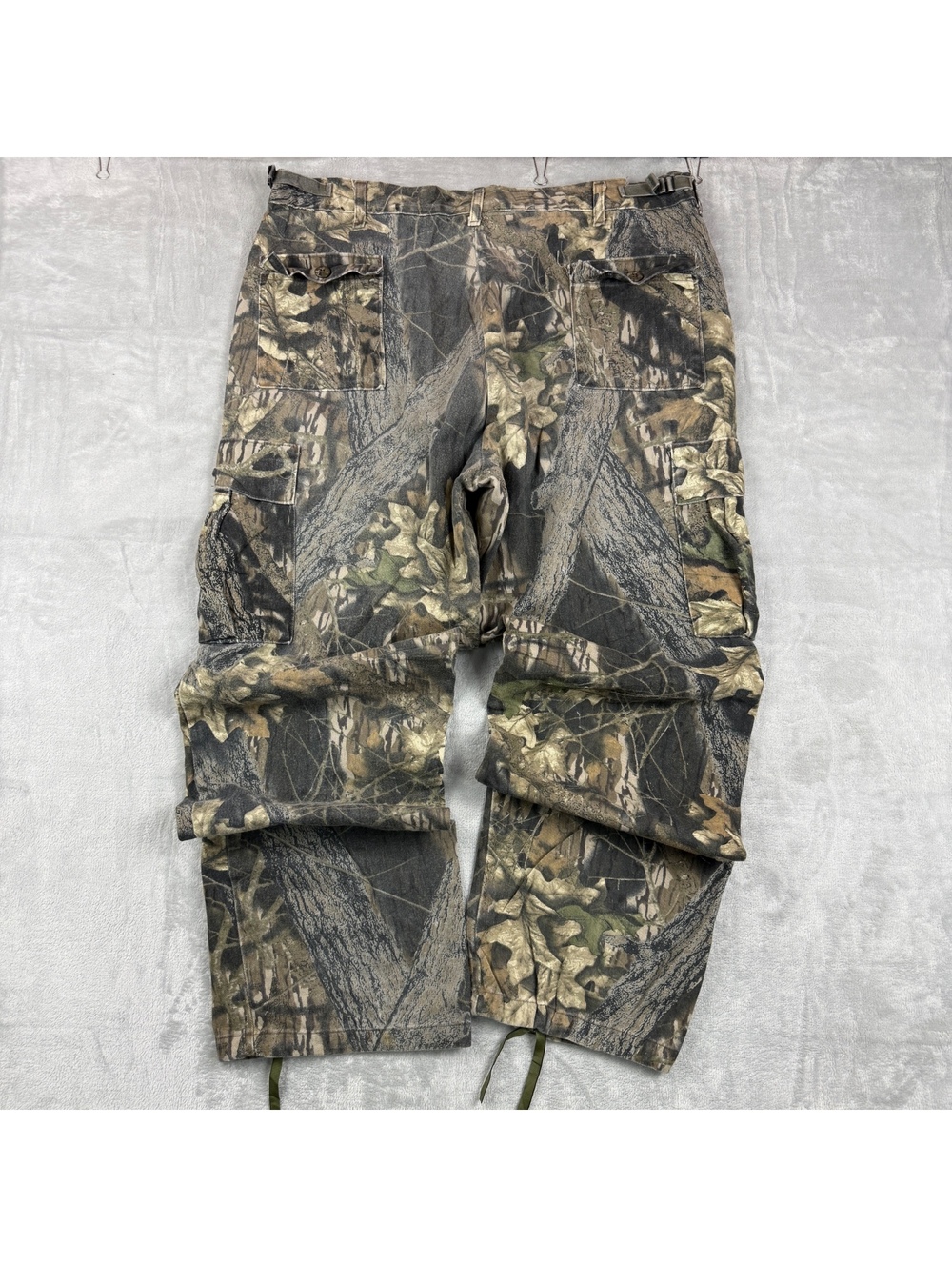 Vintage Realtree Camo Cargo Pants XL Made in USA Hunting Woodland Cotton Baggy